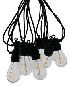 LED Venkovní dekorační řetěz 10xLED/0,36W/230V 8 m IP44 černá