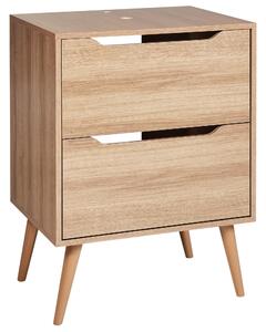 Skříňka pod umyvadlo CARIACICA 60 cm Světle hnědá
