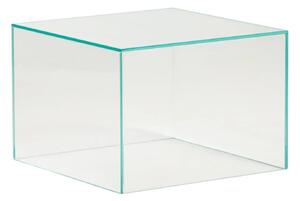 Kave Home Skleněný odkládací stolek Orlia 50 x 50 cm