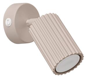 Taupe kovové bodové svítidlo 8x16 cm Gleam – Sollux