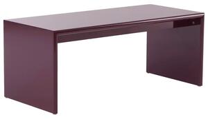 Jotex Tmavě červený konferenční stolek OIA 100 x 44 cm