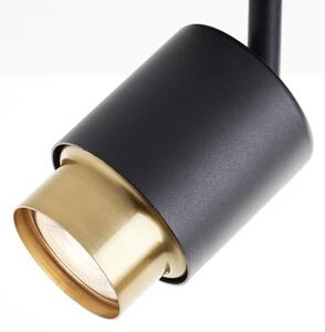 Brilliant - LED Bodové svítidlo COVELO 2xGU10/5W/230V černá/zlatá