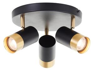 Brilliant - LED Bodové svítidlo VIGOLO 3xGU10/5W/230V černá/zlatá