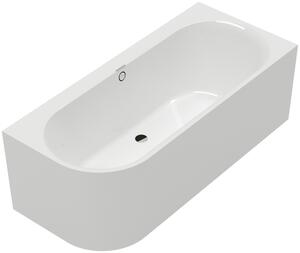 Villeroy & Boch Oberon 2.1 - Vana pro instalaci ke stěně 1800x800 mm, pravé provedení, alpská bílá UBQ180OBN9CR00VD01