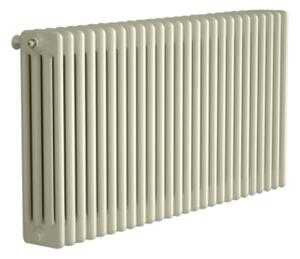 ISAN Atol C4 článkový radiátor, výška 600 mm, délka 1226 mm, 26 článků, výkon 2129 W, barva Bílá RAL 9016, připojení VL, uchycení na stěnu