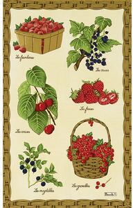 Beauvillé Fruits Rouges utěrka 50x80 cm