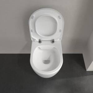 Villeroy Boch - Instalační systém ViConnect s WC tlačítkem a závěsným WC 370x530 mm, SoftClose WC sedátko, DirectFlush