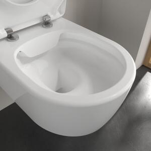 Villeroy Boch - Instalační systém ViConnect s WC tlačítkem a závěsným WC 370x530 mm, SoftClose WC sedátko, DirectFlush