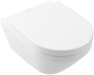 Villeroy & Boch Architectura - Závěsné WC TwistFlush[e³] s WC sedátkem SoftClose, CeramicPlus, alpská bílá 4694CLR1