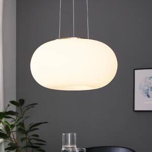 EGLO Moderní závěsné světlo Optica 35 cm, stmívatelný, Bílá / opál, Obývací pokoj / jídelna, Sklo, Moderní