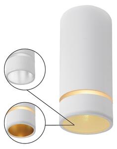 Mantra 8886 Split, stropní válcové svítidlo s průsvitným proužkem 1xGU10, bílá, průměr 6cm
