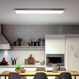Philips Hue LED panel White Ambiance Aurelle, 120 x 30 cm, bílý, stmívatelný, Bílá / opál, Obývací pokoj / jídelna, kov, Moderní