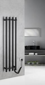 Sapho Papinado ER350 Elektrický sušák ručníků 26,3x120 cm, černá mat
