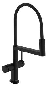 Hansgrohe Talis Select M54 - Páková kuchyňská baterie Semi-Pro, 3jet, černá matná 72861670