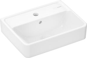 Hansgrohe Xanuia Q - Umyvátko na zeď 450x340 mm s otvorem pro baterii a přepadem, bílá 60130450