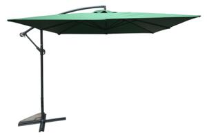 Rojaplast 8080 Čtvercový slunečník boční zelený 270 x 270 cm