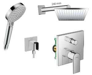 Hansgrohe set 21 - Sprchový systém pod omítku s pákovou baterií, komplet, chrom