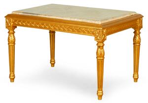 Klasicisní konferenční stolek s mramorovou deskou