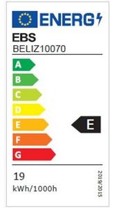 EBS Beli Zrcadlo 100x70 cm s LED osvětlením a vypínačem BELIZ10070