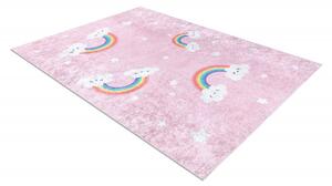 Dětský kusový koberec Junior 52063.802 Rainbow pink 80x150 cm