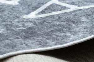 Dětský kusový koberec Junior 52063.801 Alphabet grey 80x150 cm