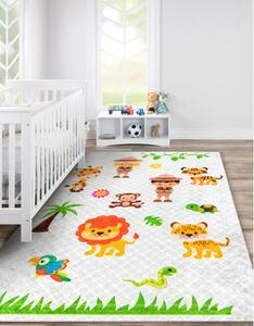 Dětský kusový koberec Junior 52104.801 Safari grey 80x150 cm