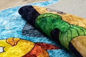 Dětský kusový koberec Junior 51594.801 Ocean Kruh Ø 80 cm