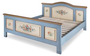 Dvoulůžková postel malovaná ve stylu Berdie