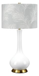 Elstead MILO-AB-TL-FDEB - Stolní lampa MILO 1xE27/60W/230V šedá