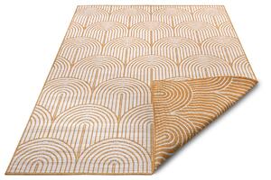 Kusový koberec Pangli 105849 Ochre – na ven i na doma 200x290 cm