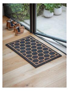 Rohožka z kokosového vlákna Hexagon Charcoal Garden Trading