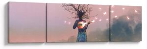 Obraz - Oživlá příroda (170x50 cm)