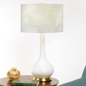 Elstead MILO-AB-TL-FDEB - Stolní lampa MILO 1xE27/60W/230V šedá