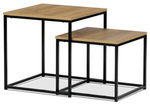 Odkládací Stolek Autronic 50x52 cm přírodní MDF AF-076 OAK