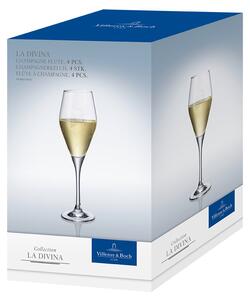 Villeroy & Boch La Divina Sada 4 sklenic na šampaňské víno