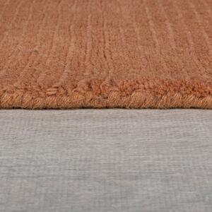 Kusový ručně tkaný koberec Tuscany Textured Wool Border Orange 120x170 cm