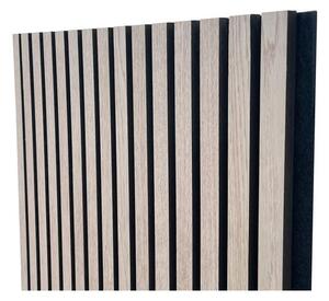 Akustický panel Dub zlatý dýha 60x270 cm lamely na filcu