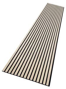Akustický panel Dub světlý dýha 60x270 cm lamely na filcu