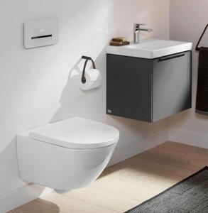 Villeroy & Boch Subway 3.0 - Combi Pack WC závěsné TwistFlush + sedátko s poklopem SoftClosing, alpská bílá CeramicPlus 4670TSR1