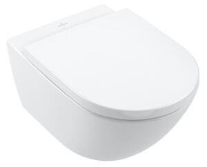 Villeroy & Boch Subway 3.0 - Combi Pack WC závěsné TwistFlush + sedátko s poklopem SoftClosing, alpská bílá CeramicPlus 4670TSR1