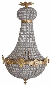 Luxusní zámecký lustr Chateau Montfort z pravého křišťálu 70 cm