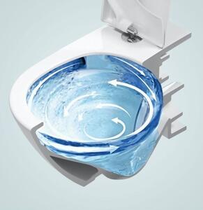 Villeroy & Boch Subway 3.0 - Combi Pack WC závěsné TwistFlush + sedátko s poklopem SoftClosing, alpská bílá CeramicPlus 4670TSR1