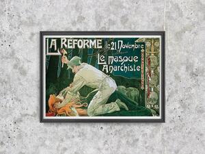 Plakát Plakát Le masque anarchiste