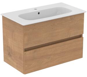 Ideal Standard i.life - Umyvadlo se skříňkou 800 mm, přírodní dub