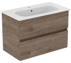 Ideal Standard i.life - Umyvadlo se skříňkou 800 mm, ořech