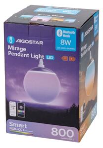 Aigostar - LED RGBW Stmívatelný lustr na lanku MESH LED/8W/230V + DO