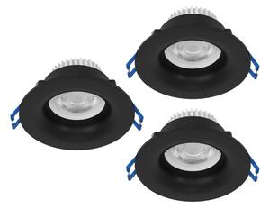 Eglo 902274-SADA 3xLED Kou. pod. sví. SALABATE LED/4,9W/230V pr.8,8cm IP65 černá