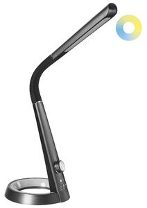LED stolní lampa CANOPUS s USB portem Černá