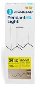 Aigostar - LED Lustr na lanku LED/23W/230V 2700K