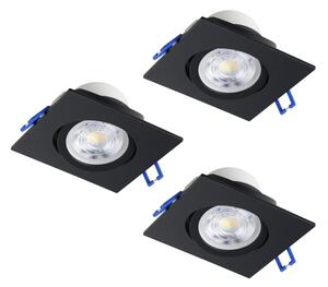 Eglo 902284-SADA 3xLED St. podh. svítidlo SALICETO LED/4,8W/230V 8,8x8,8cm černá